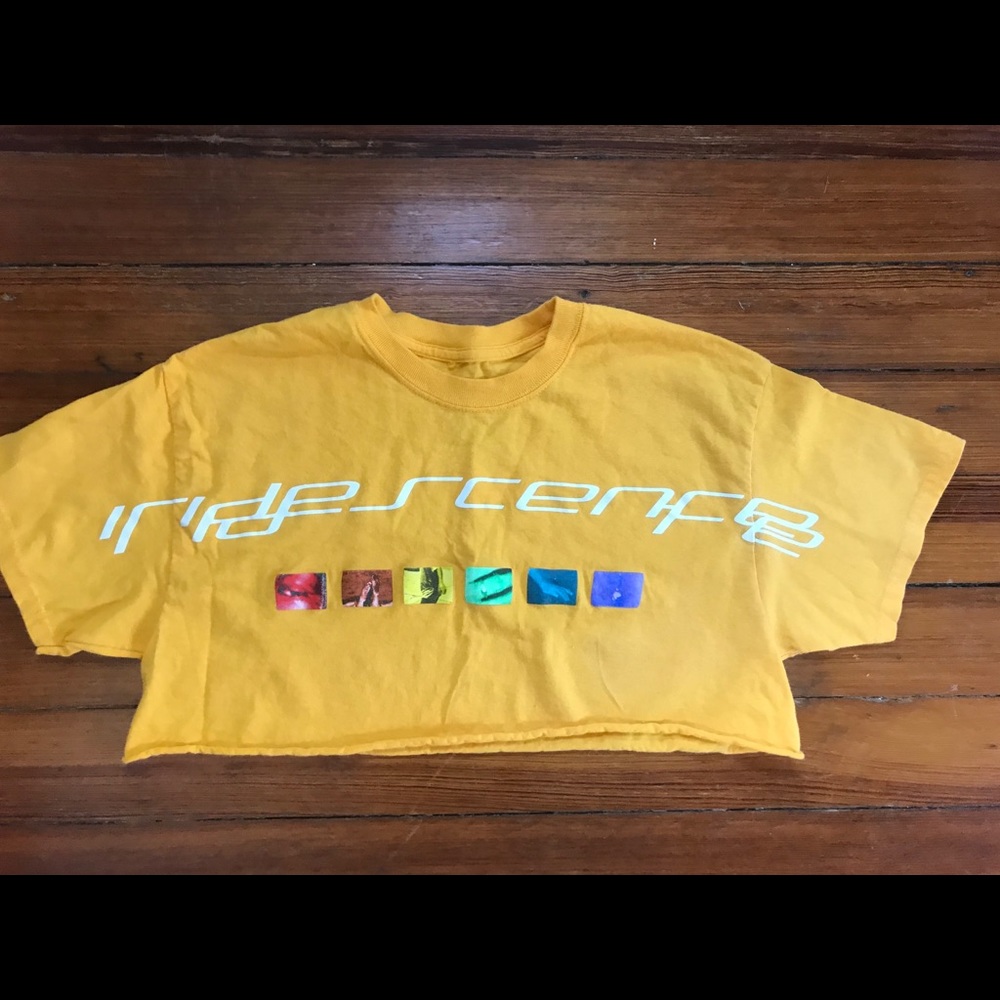 BROCKHAMPTON iridescence Merch cropped shirt